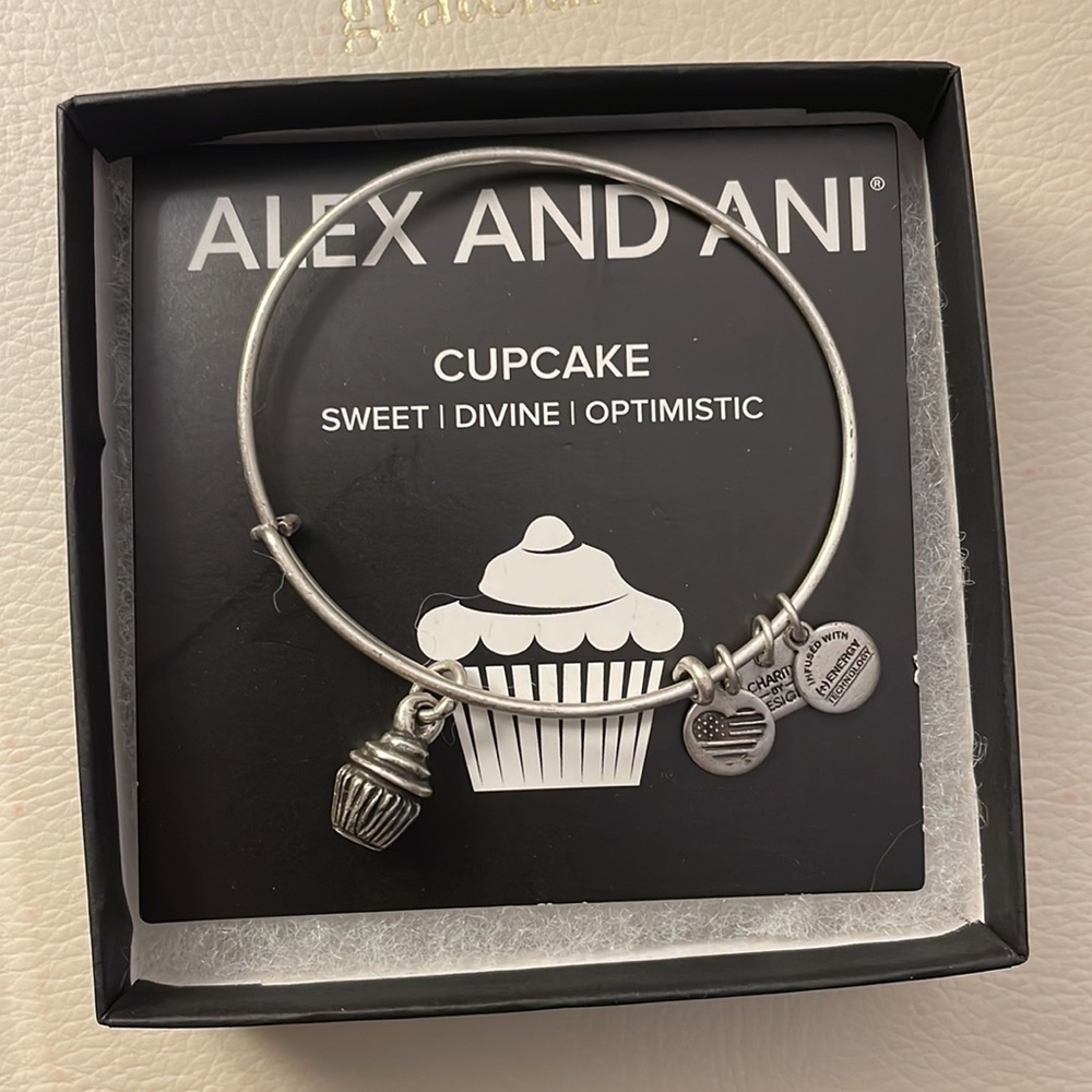 Alex and Ani Cupcake Bracelet